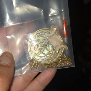 925 Silver & Gold Plated Celtic Pendant Necklace